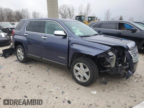 2013 GMC Terrain SLE with VIN 2GKALMEK5D6349489, listed as a Copart auction lot 51968545 with 125,210 mi miles and Clean Title. Bid and sale history available at carsss.com. Image 4.
