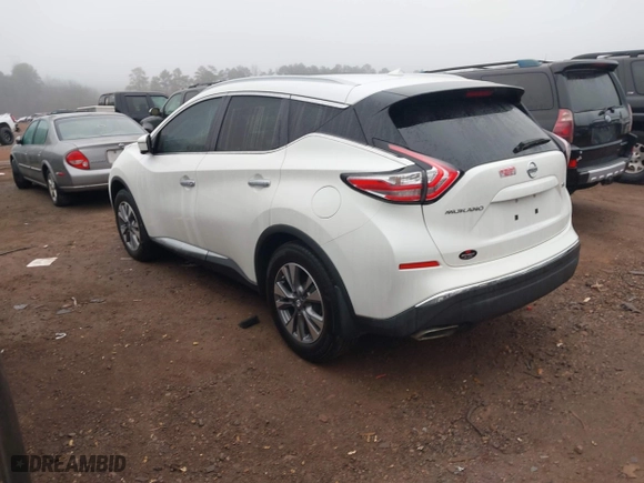 2015 Nissan Murano S with VIN 5N1AZ2MG4FN230662, listed as a IAAI auction lot 41458684 with 198,853 mi miles. Bid and sale history available at carsss.com. Image 3.