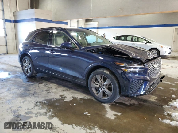 2022 Genesis GV70 Sport with VIN KMUMCDTC5NU073867, listed as a Copart auction lot 88230705 with 28,395 mi miles and Salvage title. Bid and sale history available at DreamBid. Image 4.