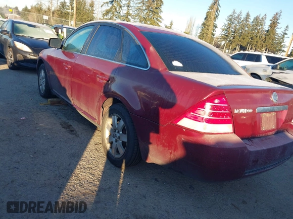2006 Mercury Montego z VIN 1MEHM41146G614215, wystawiony jako IAAI lot #41450976 z przebiegiem Nie podano mil oraz . Historia ofert i sprzedaży dostępna na DreamBid. Obrazek 3.