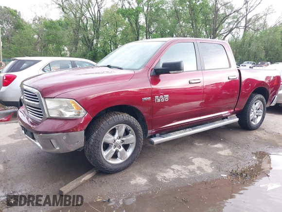 2018 Ram 1500 Big Horn with VIN 1C6RR7LT7JS322076, listed as a IAAI auction lot 42098483 with 99,932 mi miles and . Bid and sale history available at DreamBid. Image 2.