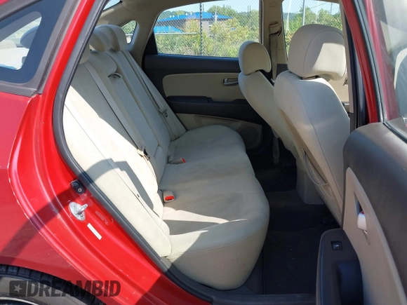 2009 Hyundai Elantra GLS with VIN KMHDU46D69U677160, listed as a IAAI auction lot 42393190 with 100,275 mi miles and . Bid and sale history available at DreamBid. Image 8.
