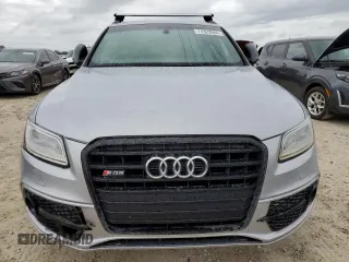 2017 Audi SQ5 Prestige with VIN WA1VCAFP2HA008642, listed as a Copart auction lot 74329584 with 0 mi miles and Salvage Title. Bid and sale history available at carsss.com. Image 5.