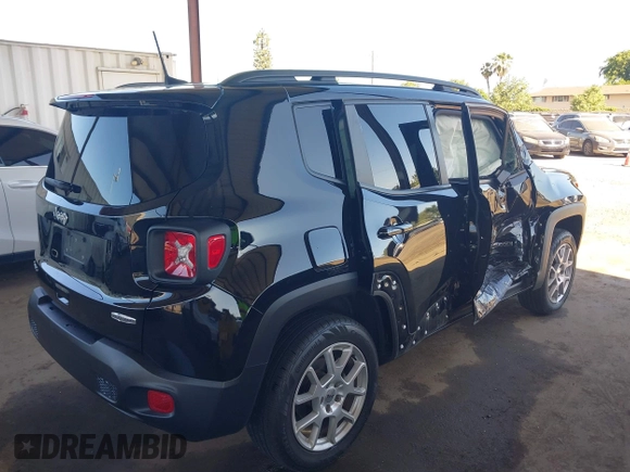 2022 Jeep Renegade Latitude with VIN ZACNJDB10NPN44657, listed as a IAAI auction lot 42223118 with 20,947 mi miles and . Bid and sale history available at DreamBid. Image 4.