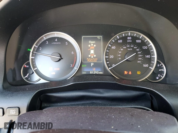 2018 Lexus ES with VIN 58ABK1GG2JU101731, listed as a Copart auction lot 44464755 with 81,292 mi miles and Salvage Title. Bid and sale history available at carsss.com. Image 9.