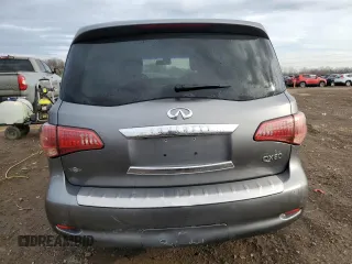 2016 Infiniti QX80 with VIN JN8AZ2NE6G9124049, listed as a Copart auction lot 50209445 with 142,449 mi miles and Salvage Title. Bid and sale history available at carsss.com. Image 6.