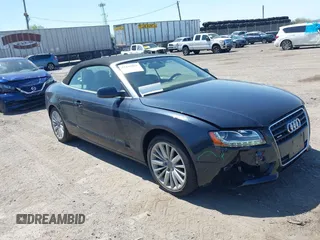 2012 Audi A5 Premium Plus with VIN WAULFAFH2CN005199, listed as a IAAI auction lot 42163081 with 66,146 mi miles and . Bid and sale history available at DreamBid. Image 1.