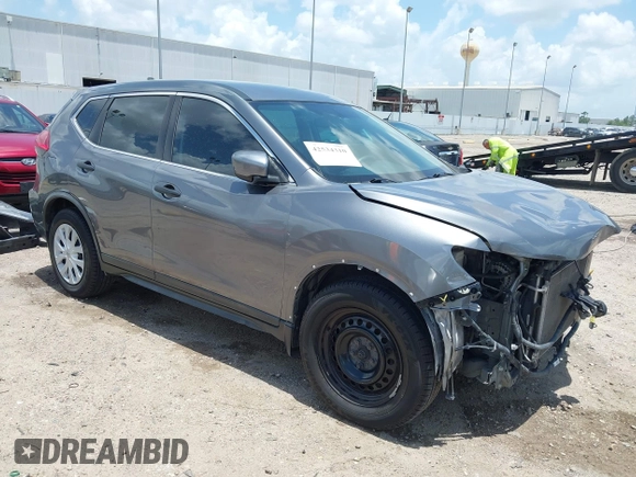 2017 Nissan Rogue SV with VIN KNMAT2MT2HP587882, listed as a IAAI auction lot 42534310 with 200,425 mi miles and . Bid and sale history available at DreamBid. Image 1.