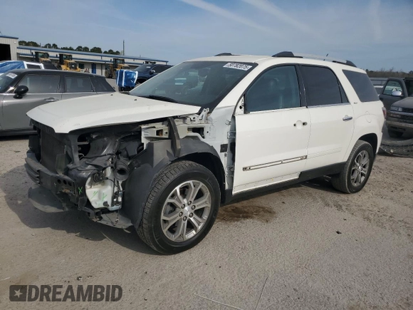 2015 GMC Acadia SLT z VIN 1GKKVRKD4FJ161313, wystawiony jako Copart lot #50782075 z przebiegiem 130 649 mil mil oraz Szkoda całkowita • Salvage title. Historia ofert i sprzedaży dostępna na DreamBid. Obrazek 1.