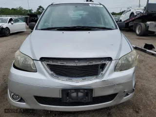 2004 Mazda MPV ES with VIN JM3LW28J240519116, listed as a Copart auction lot 58103714 with 227,151 mi miles and Salvage Title. Bid and sale history available at carsss.com. Image 5.