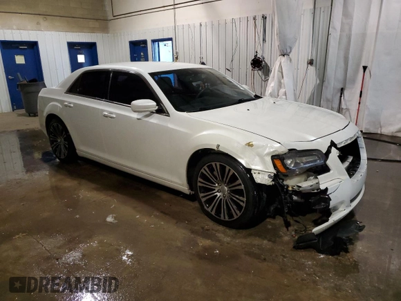2013 Chrysler 300 with VIN 2C3CCABT5DH690318, listed as a Copart auction lot 87444444 with 106,853 mi miles and Salvage Title. Bid and sale history available at carsss.com. Image 4.