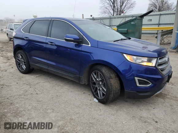 2015 Ford Edge Titanium z VIN 2FMPK4K82FBB73279, wystawiony jako Copart lot #43707385 z przebiegiem 146 111 mil mil oraz Szkoda całkowita • Salvage title. Historia ofert i sprzedaży dostępna na DreamBid. Obrazek 4.