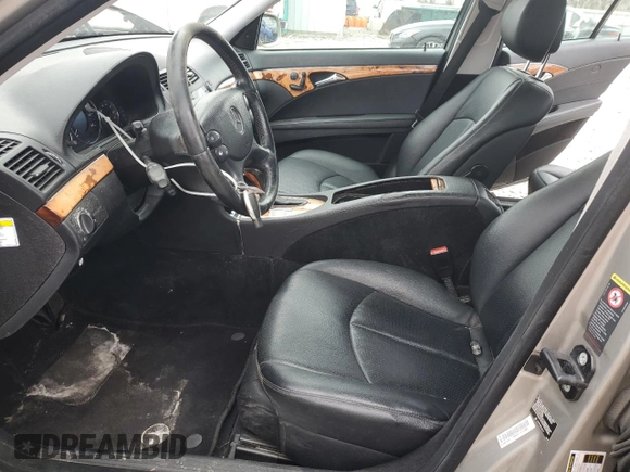 2007 Mercedes-Benz E-Class 3.5L with VIN WDBUF56X37B065245, listed as a Copart auction lot 48221865 with 193,203 mi miles and Salvage Title. Bid and sale history available at carsss.com. Image 7.