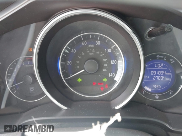 2017 Honda Fit LX with VIN JHMGK5H51HS012176, listed as a IAAI auction lot 42011477 with 91,894 mi miles. Bid and sale history available at carsss.com. Image 7.