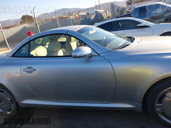 2003 Lexus SC 430 with VIN JTHFN48Y230044310, listed as a IAAI auction lot 41403951 with 130,183 mi miles and . Bid and sale history available at DreamBid. Image 13.
