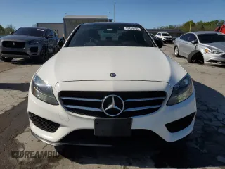 2017 Mercedes-Benz C 300 with VIN WDDWF4KB8HR214942, listed as a Copart auction lot 53439155 with 112,240 mi miles and Salvage Title. Bid and sale history available at carsss.com. Image 5.
