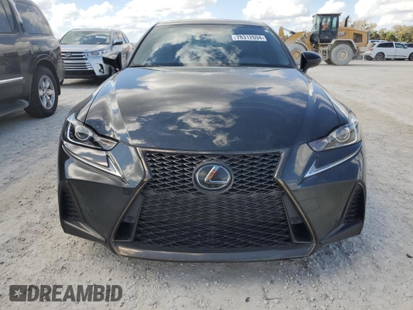 2020 Lexus IS with VIN JTHGZ1B2XL5036485, listed as a Copart auction lot 78312694 with 42,704 mi miles and Non Repairable. Bid and sale history available at carsss.com. Image 5.