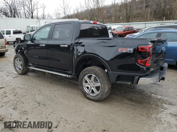 2024 Ford Ranger XLT with VIN 1FTER4HH6RLE58795, listed as a Copart auction lot 83867424 with 491 mi miles and Salvage Title. Bid and sale history available at carsss.com. Image 2.