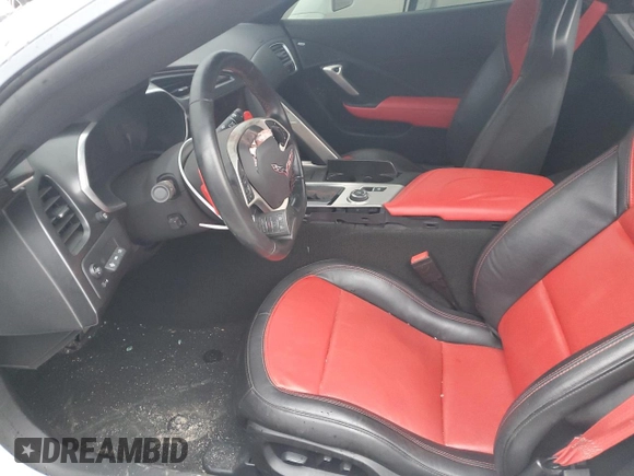 2017 Chevrolet Corvette Grand Sport 2LT with VIN 1G1YY2D79H5103035, listed as a Copart auction lot 86903954 with 27,785 mi miles and Salvage Title. Bid and sale history available at carsss.com. Image 7.