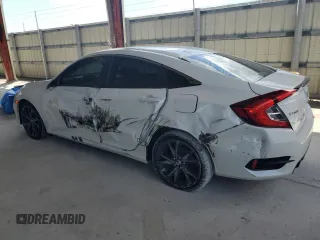 2020 Honda Civic Sedan Sport with VIN 2HGFC2F86LH533840, listed as a Copart auction lot 51040895 with 51,640 mi miles and Salvage Title. Bid and sale history available at carsss.com. Image 2.