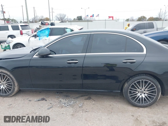 2024 Mercedes-Benz C 300 with VIN W1KAF4GB1RR227861, listed as a IAAI auction lot 41380978 with 6,890 mi miles and . Bid and sale history available at DreamBid. Image 14.