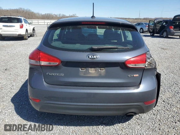 2015 Kia Forte 5-Door EX with VIN KNAFX5A82F5399073, listed as a Copart auction lot 48580855 with 117,012 mi miles and Salvage Title. Bid and sale history available at carsss.com. Image 6.