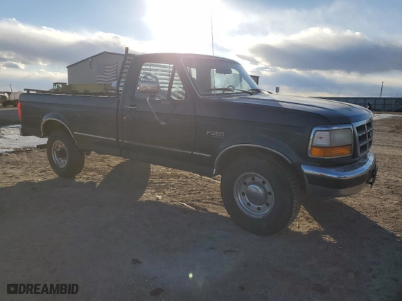 1997 Ford F-250 HD with VIN 1FTHF25G6VEB28658, listed as a Copart auction lot 42429515 with 155,668 mi miles and Salvage Title. Bid and sale history available at carsss.com. Image 4.