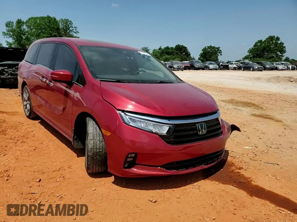 2023 Honda Odyssey Touring с VIN 5FNRL6H8XPB056468, выставлен на аукционе Copart как лот 55066345 с пробегом 29 760 миль миль и Списание • Salvage title. История ставок и продаж доступна на DreamBid. Изображение 14.