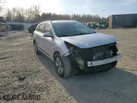 2021 Kia Niro LX with VIN KNDCB3LC7M5488449, listed as a Copart auction lot 46904525 with 93,796 mi miles and Salvage Title. Bid and sale history available at carsss.com. Image 14.