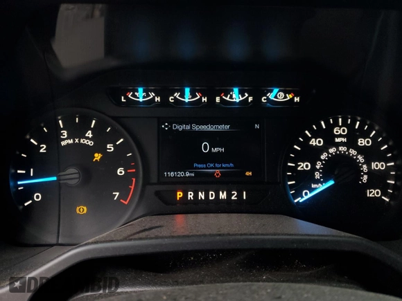 2015 Ford F-150 XLT with VIN 1FTEX1EP1FFD11200, listed as a Copart auction lot 47762895 with 116,120 mi miles and Salvage Title. Bid and sale history available at carsss.com. Image 9.