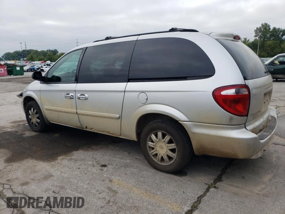 2007 Chrysler Town & Country LWB Touring with VIN 2A4GP54L07R281688, listed as a Copart auction lot 89054885 with 222,047 mi miles and Non Repairable. Bid and sale history available at carsss.com. Image 2.