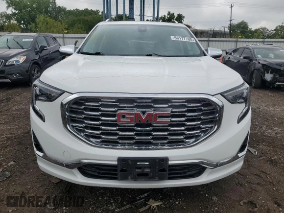 2019 GMC Terrain Denali with VIN 3GKALXEX8KL133934, listed as a Copart auction lot 58177705 with 48,105 mi miles and Salvage title. Bid and sale history available at DreamBid. Image 5.
