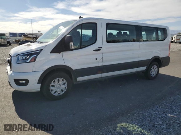2023 Ford Transit Passenger XL with VIN 1FBAX2Y89PKA49027, listed as a Copart auction lot 58159815 with 48,648 mi miles and Clean title. Bid and sale history available at DreamBid. Image 1.