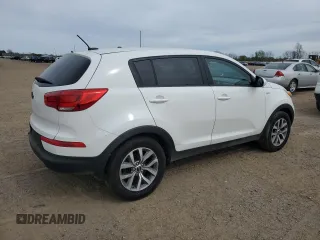 2015 Kia Sportage LX with VIN KNDPBCAC5F7692727, listed as a Copart auction lot 55222935 with 192,334 mi miles and Clean Title. Bid and sale history available at carsss.com. Image 3.