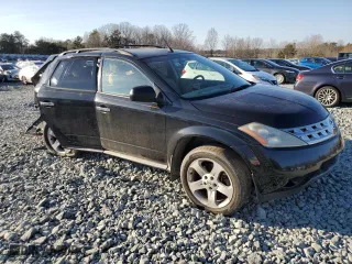2005 Nissan Murano S with VIN JN8AZ08W15W430048, listed as a Copart auction lot 43046805 with 238,007 mi miles and Salvage Title. Bid and sale history available at carsss.com. Image 4.