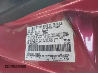 1996 Ford Mustang GT с VIN 1FALP42X2TF163881, выставлен на аукционе IAAI как лот 42342549 с пробегом 92 660 миль миль и . История ставок и продаж доступна на DreamBid. Изображение 9.