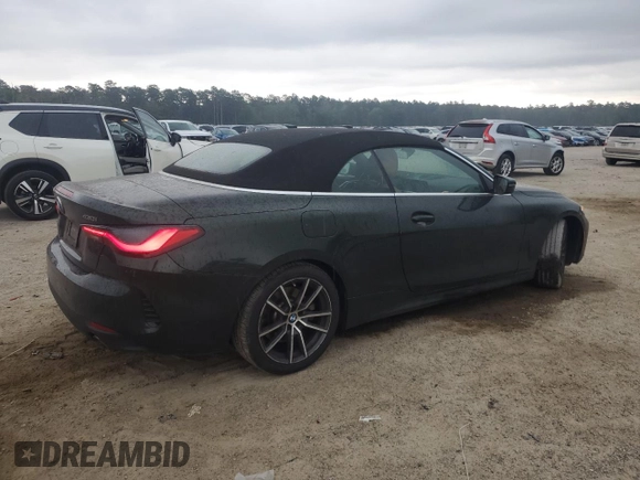 2023 BMW 4 Series 430i with VIN WBA23AT0XPCM11087, listed as a Copart auction lot 54893025 with 35,703 mi miles and Clean title. Bid and sale history available at DreamBid. Image 3.