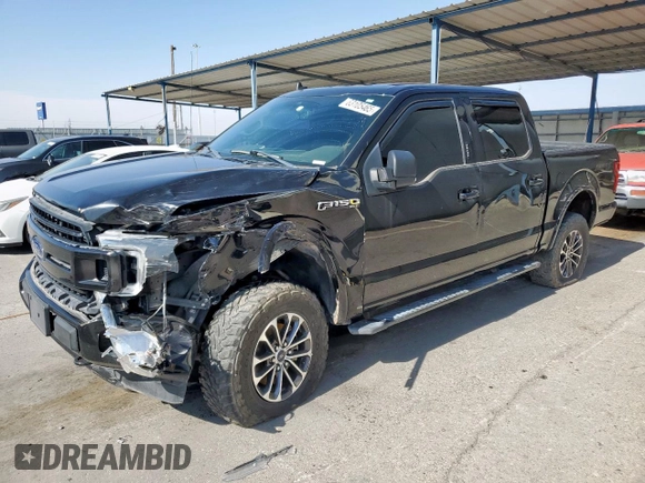 2019 Ford F-150 XL with VIN 1FTEW1EP2KFC25018, listed as a Copart auction lot 63105465 with 60,331 mi miles and Salvage title. Bid and sale history available at DreamBid. Image 1.