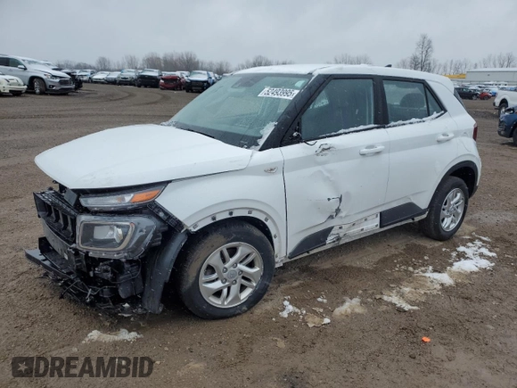 2022 Hyundai Venue SE z VIN KMHRB8A36NU133236, wystawiony jako Copart lot #52493995 z przebiegiem 37 314 mil mil oraz Nie do naprawy • Non repairable. Historia ofert i sprzedaży dostępna na DreamBid. Obrazek 1.