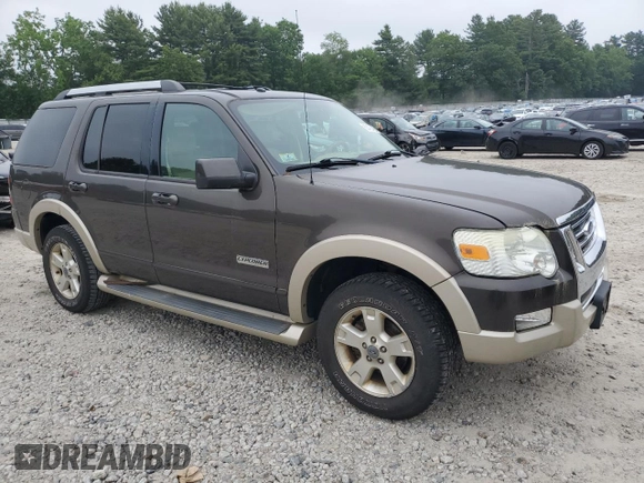 2006 Ford Explorer Eddie Bauer with VIN 1FMEU74846UB42965, listed as a Copart auction lot 60403425 with 140,327 mi miles and Clean title. Bid and sale history available at DreamBid. Image 4.