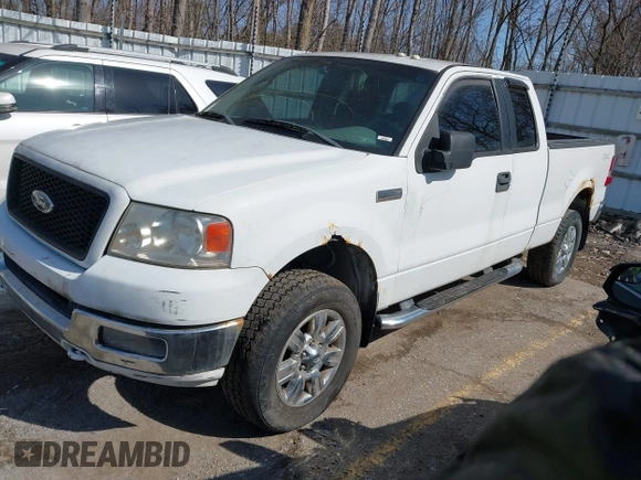 2005 Ford F-150 XLT with VIN 1FTPX14565FA16133, listed as a IAAI auction lot 41782812 with 191,448 mi miles. Bid and sale history available at carsss.com. Image 2.