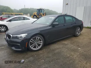 2019 BMW 7 Series 740i xDrive z VIN WBA7E4C52KGV28841, wystawiony jako Copart lot #56567375 z przebiegiem 162 220 mil mil oraz Szkody całkowita. Historia ofert i sprzedaży dostępna na DreamBid. Obrazek 1.
