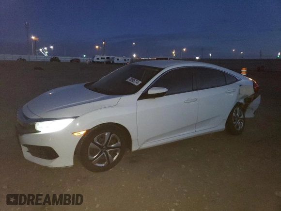 2016 Honda Civic Sedan LX with VIN 19XFC2F50GE013011, listed as a Copart auction lot 78895774 with 130,272 mi miles and Salvage Title. Bid and sale history available at carsss.com. Image 1.