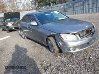 2009 Mercedes-Benz C-Class 3.0L Sport with VIN WDDGF81X49R063771, listed as a IAAI auction lot 41663364 with 166,377 mi miles. Bid and sale history available at carsss.com. Image 1.