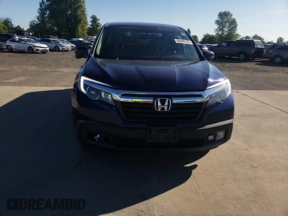 2017 Honda Ridgeline RTL-T with VIN 5FPYK3F63HB008494, listed as a Copart auction lot 55640195 with 91,131 mi miles and Salvage title. Bid and sale history available at DreamBid. Image 13.