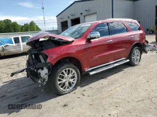 2015 Dodge Durango Citadel z VIN 1C4RDJEG1FC789743, wystawiony jako Copart lot #57572775 z przebiegiem 128 498 mil mil oraz Szkoda całkowita • Salvage title. Historia ofert i sprzedaży dostępna na DreamBid. Obrazek 1.