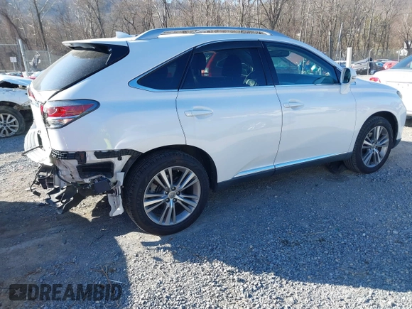 2015 Lexus RX 350 with VIN 2T2ZK1BA2FC182145, listed as a IAAI auction lot 41824791 with 115,806 mi miles. Bid and sale history available at carsss.com. Image 4.