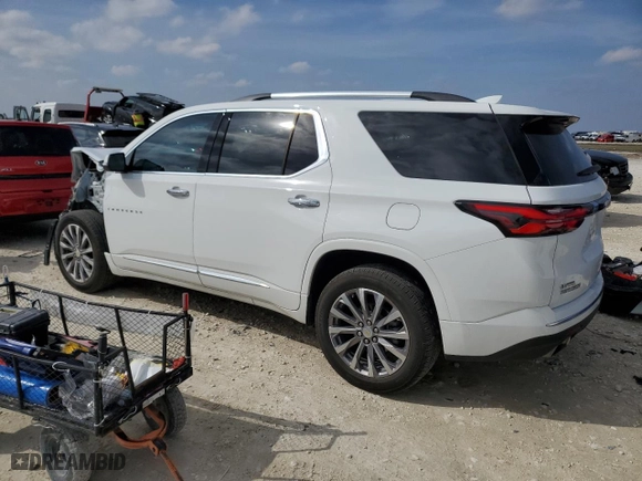 2023 Chevrolet Traverse Premier with VIN 1GNERKKW7PJ204895, listed as a Copart auction lot 45606125 with 17,476 mi miles and Salvage Title. Bid and sale history available at carsss.com. Image 2.