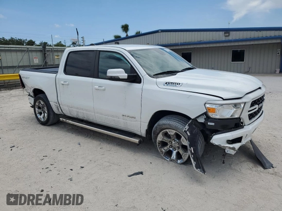 2023 Ram 1500 Big Horn with VIN 1C6RRFFG1PN526064, listed as a Copart auction lot 59071885 with 24,440 mi miles and Non repairable. Bid and sale history available at DreamBid. Image 4.