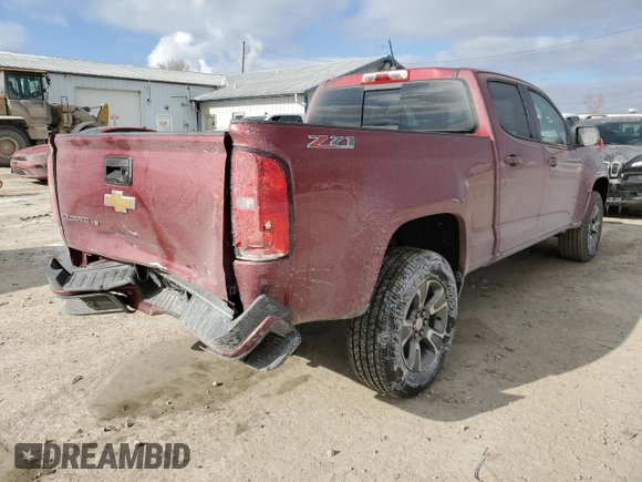 2019 Chevrolet Colorado 4WD Z71 z VIN 1GCGTDEN9K1122922, wystawiony jako Copart lot #41808035 z przebiegiem 118 529 mil mil oraz Szkoda całkowita • Salvage title. Historia ofert i sprzedaży dostępna na DreamBid. Obrazek 3.
